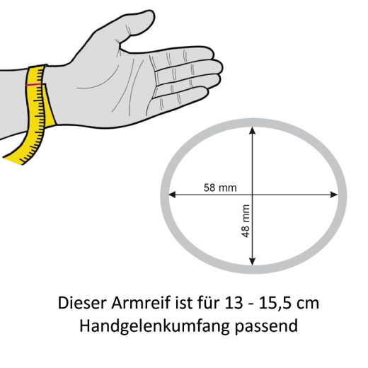 Damen Armreif Edelstahl mit Zirkonia besetzt ca. 4, 6 oder 8 mm breit silberfarben