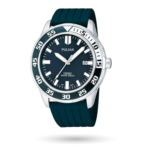 Pulsar Uhren Herren-Armbanduhr XL Sport Analog Quarz Kautschuk PS9117X1 Pulsar Uhren Herren-Armbanduhr XL Sport Analog Quarz Kautschuk PS9117X1