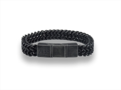 Herrenarmband - Across - Edelstahl antik