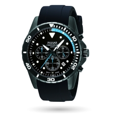 Pulsar Uhren Herren-Armbanduhr XL Sport Analog Quarz Kautschuk PT3231X1